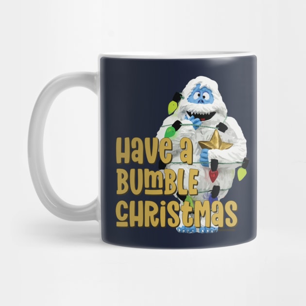 Classic Christmas Abominable Snowman Merry Christmas © GraphicLoveShop by GraphicLoveShop